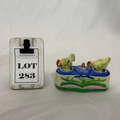 [283] VINTAGE | Chicken Nodder | Condiment Set