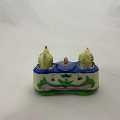 [283] VINTAGE | Chicken Nodder | Condiment Set