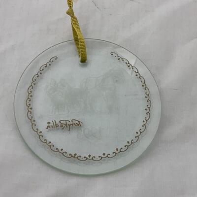 [286] 1993 Terry Redlin | Glass Christmas Ornament