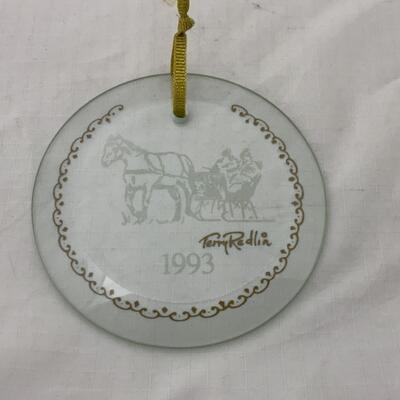[286] 1993 Terry Redlin | Glass Christmas Ornament
