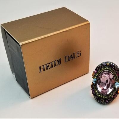Lot #71  Heidi Daus "Over the Top" ring - size 7