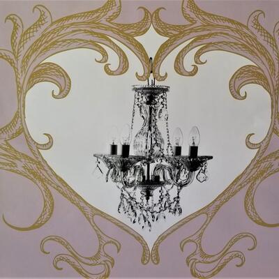 Lot #76  Tipparary Crystal Chandelier New in Box