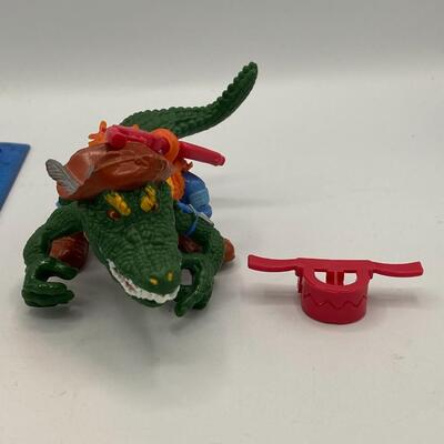 Vintage TMNT Playmate Toys 1989 Leatherhead Action Figure
