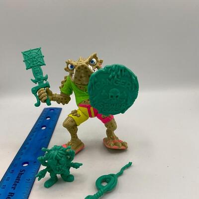 Vintage TMNT Playmate Toys 1990 Napoleon Bonafrog Toad Action Figure
