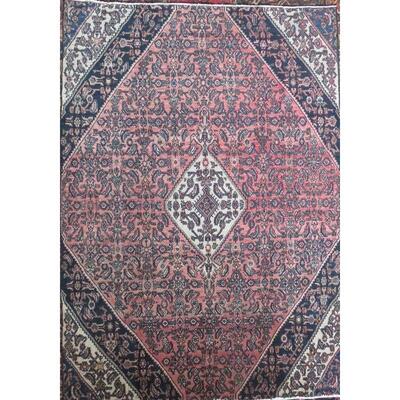 Persian Hamedan Vintage Rug 11'12