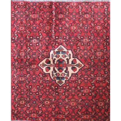 Persian Hamedan Vintage Rug 3'9