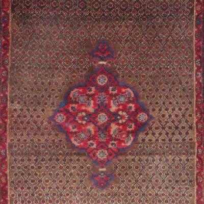 Persian hamedan Vintage Rug 5'8