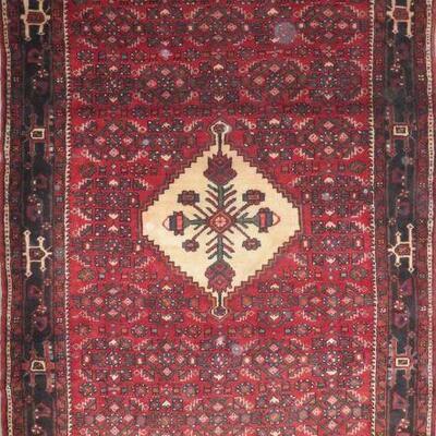 Persian hamedan Vintage Rug 9'8