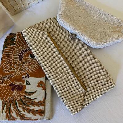 Lot 323 Vintage Group Evening Bags Plastic Clutch 