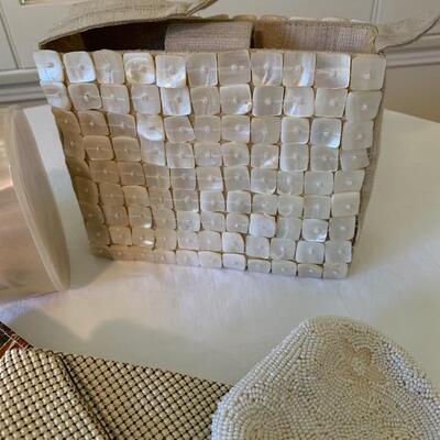 Lot 323 Vintage Group Evening Bags Plastic Clutch 