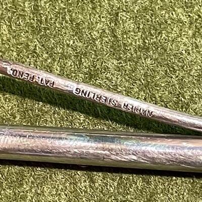Lot 332 RARE! Napier Sterling Silver Candle Snuffer & Lighter & Match Box Holder 