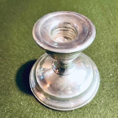 Lot 333 Sterling Silver Candle Holders Weighted Towle Poole Watkins