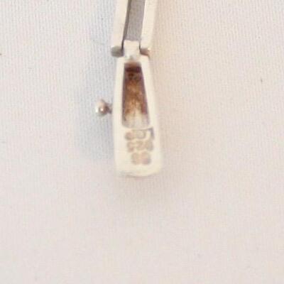 Lot #256: Sterling Silver Bracelet with Colored Stones