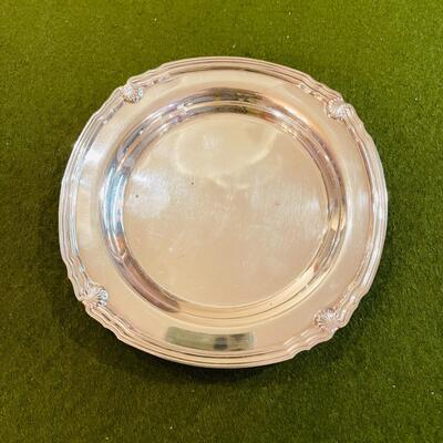 Lot 349 Silver Plate Christofle  Asparagus Server France & Christofle Small Plate