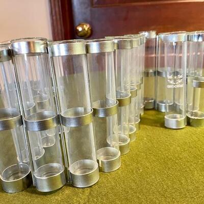 Lot 367 Vase de Printemps 21 Glass Tubes That Interlock