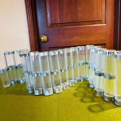 Lot 367 Vase de Printemps 21 Glass Tubes That Interlock