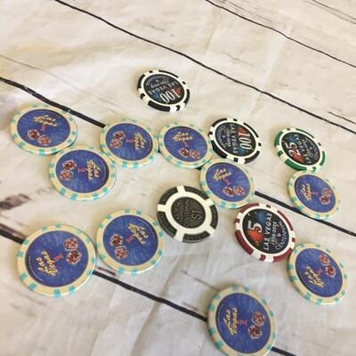 Lot of 15 Gaming Tokens