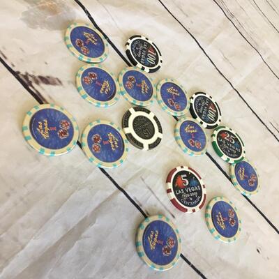 Lot of 15 Gaming Tokens