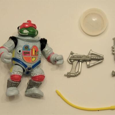 Vintage TMNT Mirage Studios 1990 Raphael Space Cadet  Action Figure