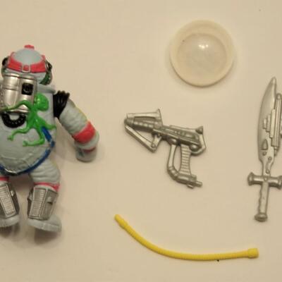 Vintage TMNT Mirage Studios 1990 Raphael Space Cadet  Action Figure