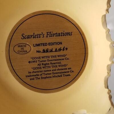 Lot #80  Retired Franklin Mint Scarlett O'Hara "Scarlett's Flirtations" - 1993