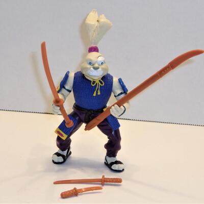 Vintage TMNT Playmate Toys 1989 Miyamoto Usagi Action Figure