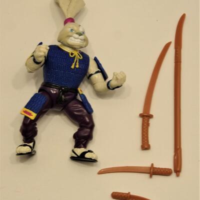 Vintage TMNT Playmate Toys 1989 Miyamoto Usagi Action Figure