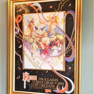 Lot #90  Gorgeous Framed 1993 REX Proclamation  - Ltd edition