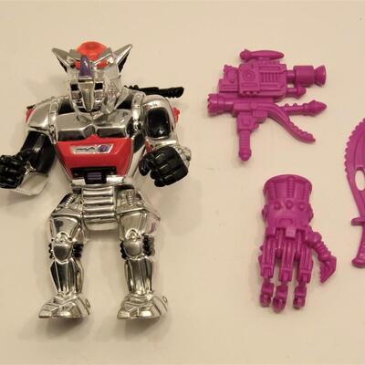 Vintage TMNT Playmate Toys 1993 Robotic Rocksteady Action Figure