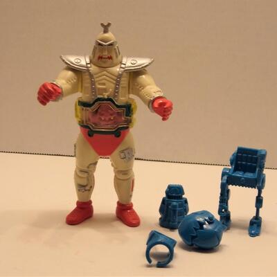 Vintage  Bandai 1994 TMNT Krang with 5" Android Body