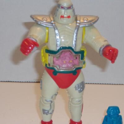 Vintage  Bandai 1994 TMNT Krang with 5" Android Body