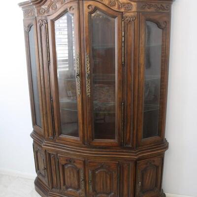 Lot #257: Vintage Heritage Tour De France China Cabinet - 