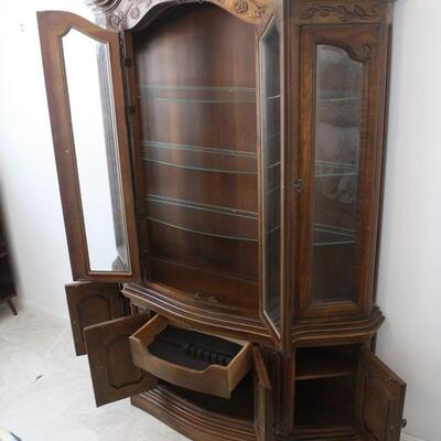 Lot #257: Vintage Heritage Tour De France China Cabinet - 