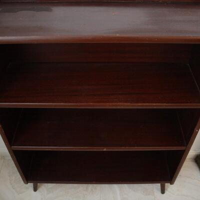 Lot #259: MCM Solid Wood Bookcase 