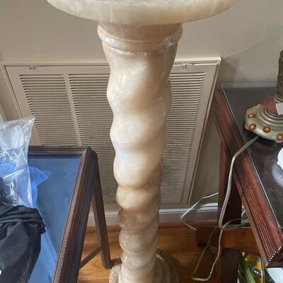 Solid  Italian,marble  plant stand