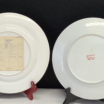 D1219 Cartier Shima Porcelain Decorative Plate Lefton China Porcelain Decorative Plate