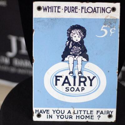 Fairy Soap Vintage Sign 