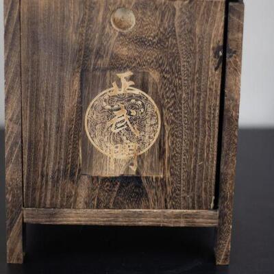 Antique Japanese Tea Box With cup 