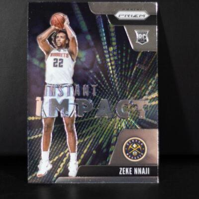 Prizm Zeke Nnaji rookie card 
