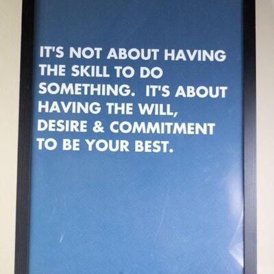 Motivational Framed posters