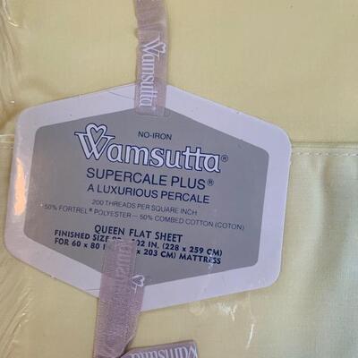 Lot 389 NEW Christian Dior Sheets Queen Size Bed Original Package 3 Flat Sheets 