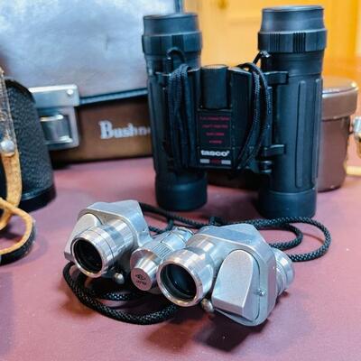 Lot 417 Group Binoculars & Opera Glasses Bushnell Tasco Tosca 4 Items