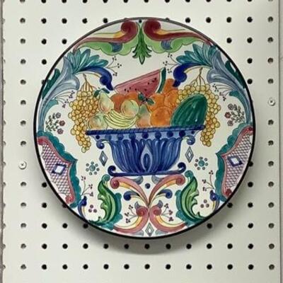D1241 Set of 3 Ceramic Spanish Decorative Plates