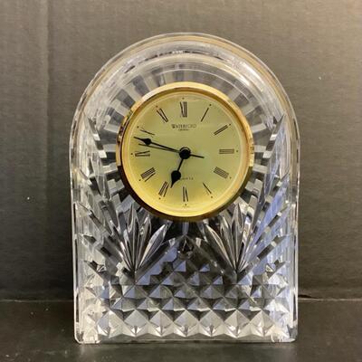 E1243 Waterford Crystal Mantle Clock