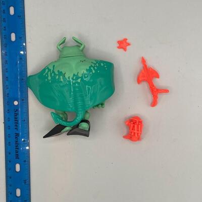 Vintage TMNT Playmate Toys 1990 Ray Fillet Action Figure