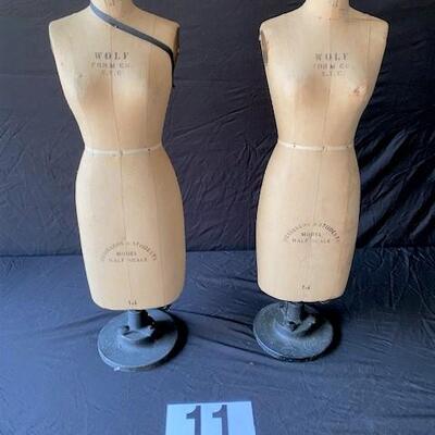 LOT#L11: Pair of Wolf #14 Dress Forms