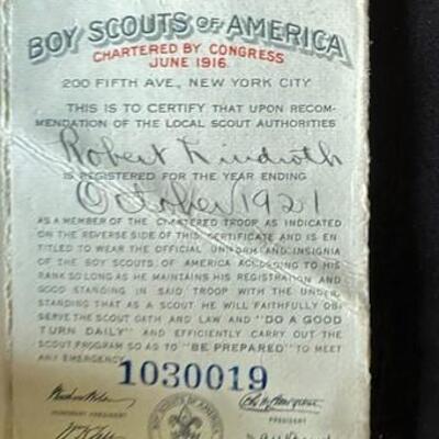 LOT#119: Early Boy Scout Lot