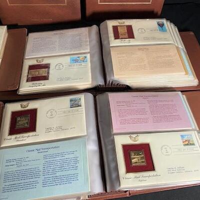 LOT#134: Golden Replica's of United States Stamps