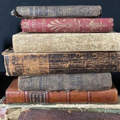 LOT#158: Assorted Antique Books #4