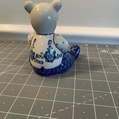 #613 Ceramic Bear Figurine 